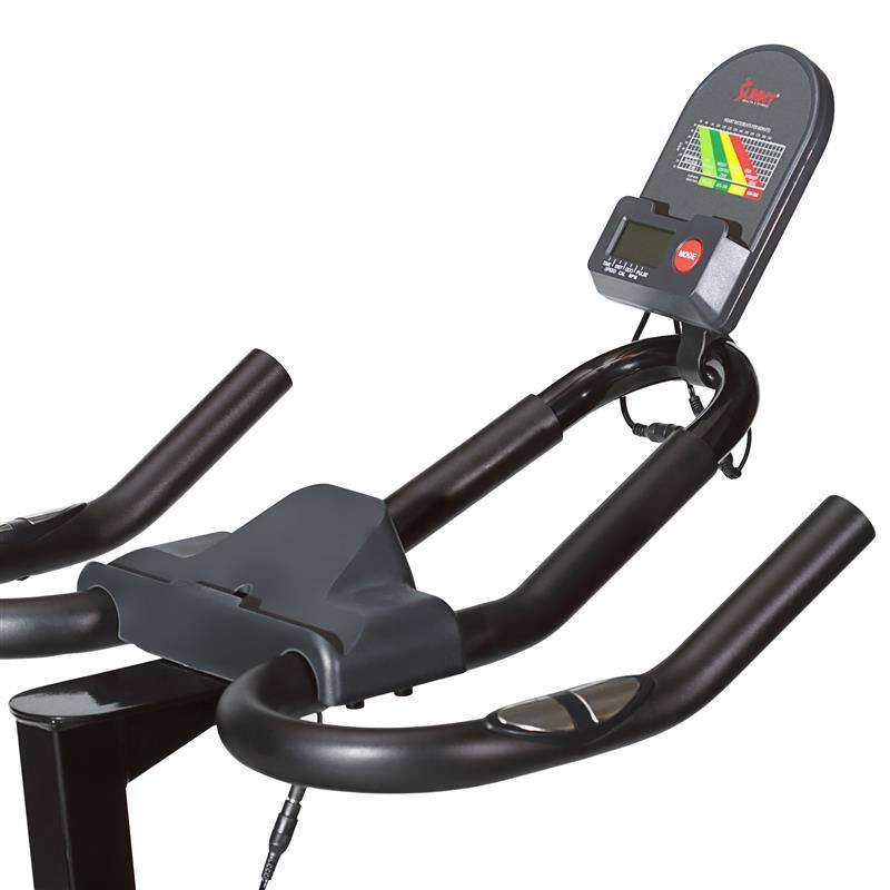 Sunny Health & Fitness Smart Pro Indoor Cycling Exercise Bike - SF-B901SMART - Gray - 61.8*19.7*54.3INCH
