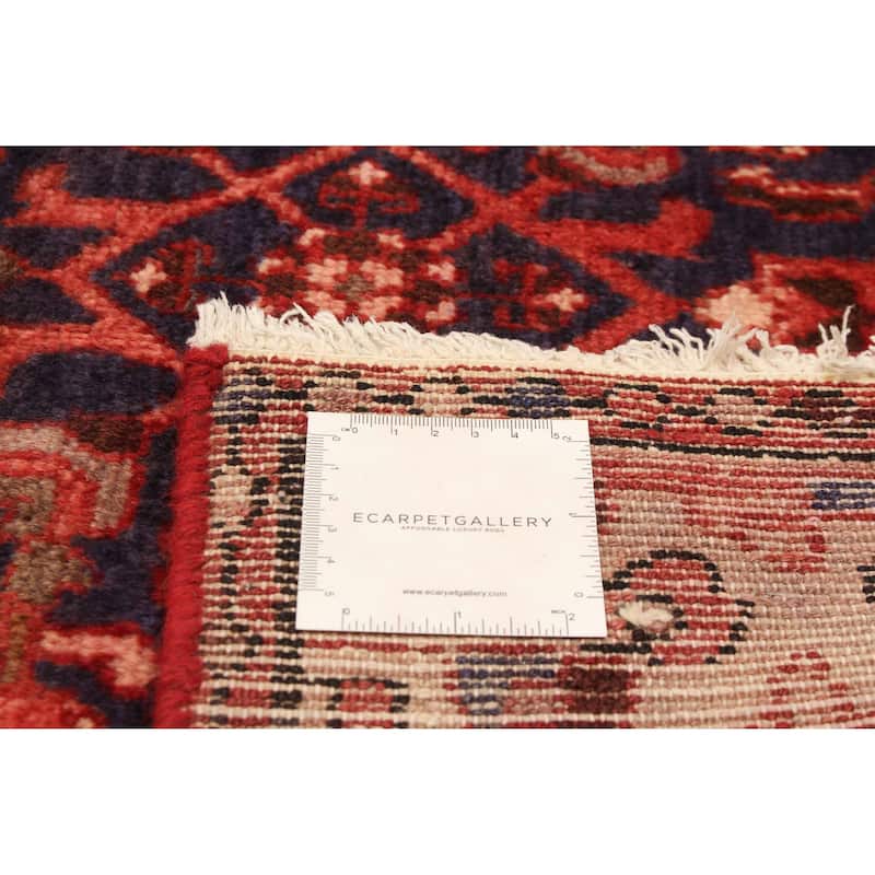 ECARPETGALLERY Hand-knotted Andelz Navy Wool Rug - 3'7 x 9'8