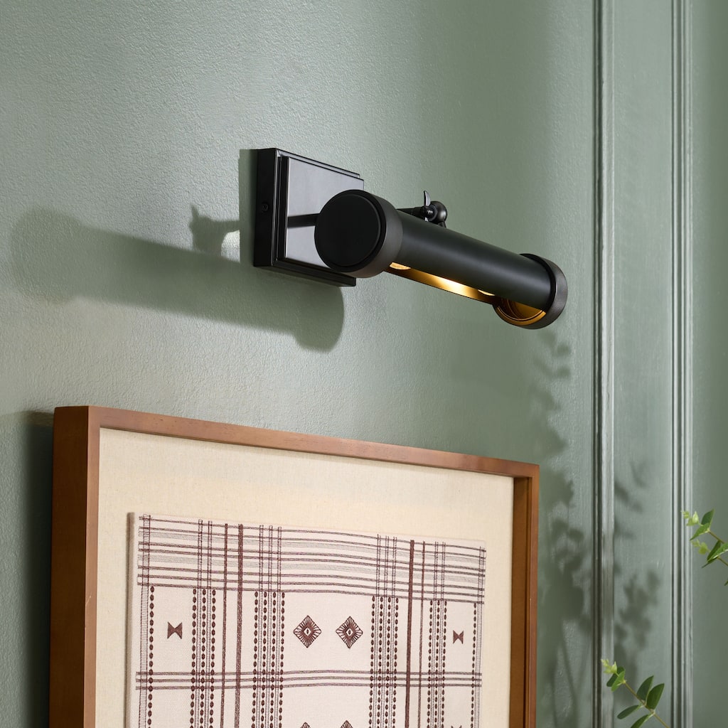 SAFAVIEH Couture Andie, 15-inch, Metal Wall Sconce - 15"W x 9"D x 5"H