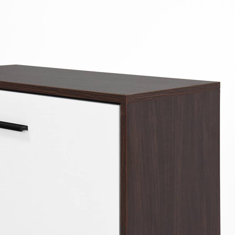 Shoe Storage Cabinet with 3 Flip Drawers&1 Drawer, Slim Freestanding Storage Racks