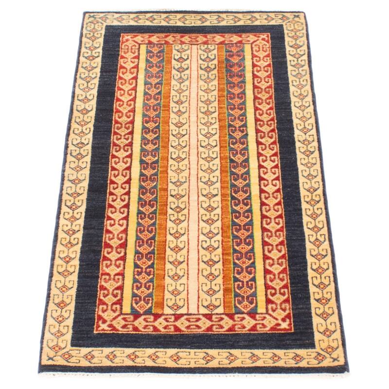 ECARPETGALLERY Hand-knotted Jamshidpour Red Wool Rug - 2' 3" x 4' 9"