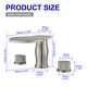 preview thumbnail 15 of 29, Double Handle Waterfall Swivel Bathroom Tub Faucet