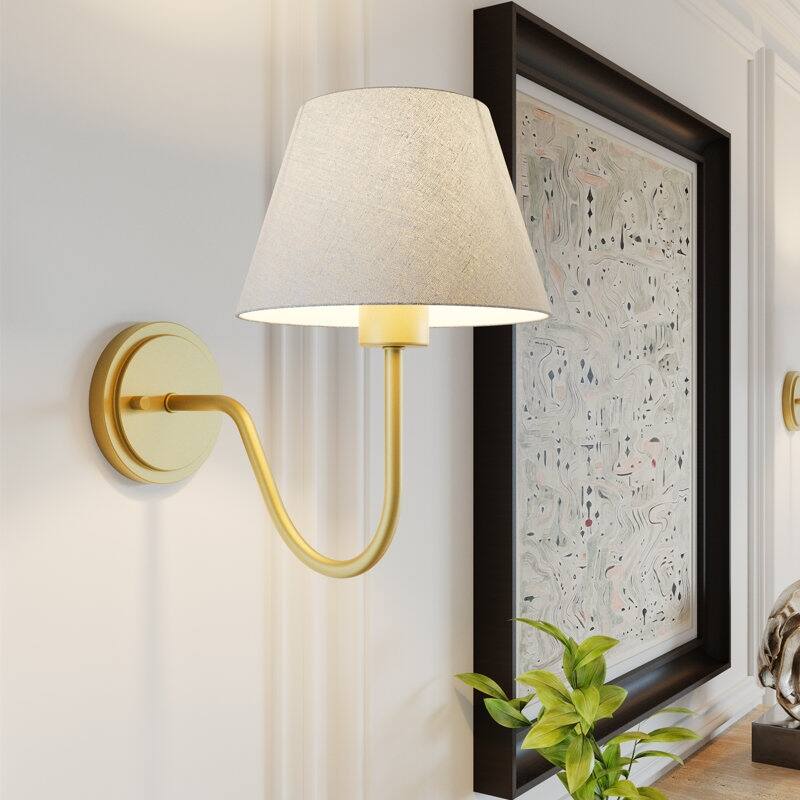 Acroma - 1 Light Steel Dimmable Armed Sconce - N/A