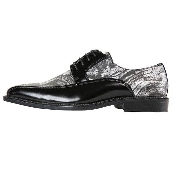 silver grey dress shoes