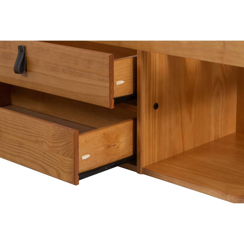 Copper Grove Rivne Storage Platform Bed with Drawers and Shelves