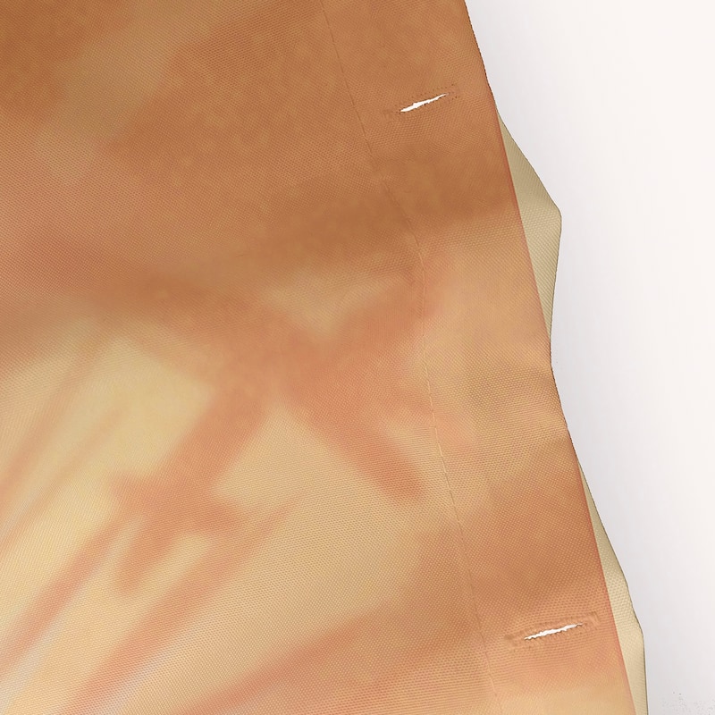 Shibori Burst Geometric Print Shower Curtain