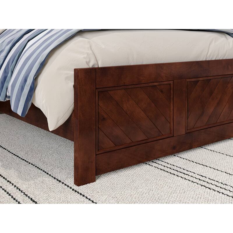 Canyon Foundation Bed Frame with Matching Footboard
