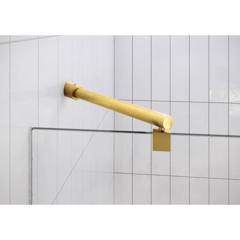 Glass Warehouse 78" x 54.5" Frameless Shower Door - Glass Hinge