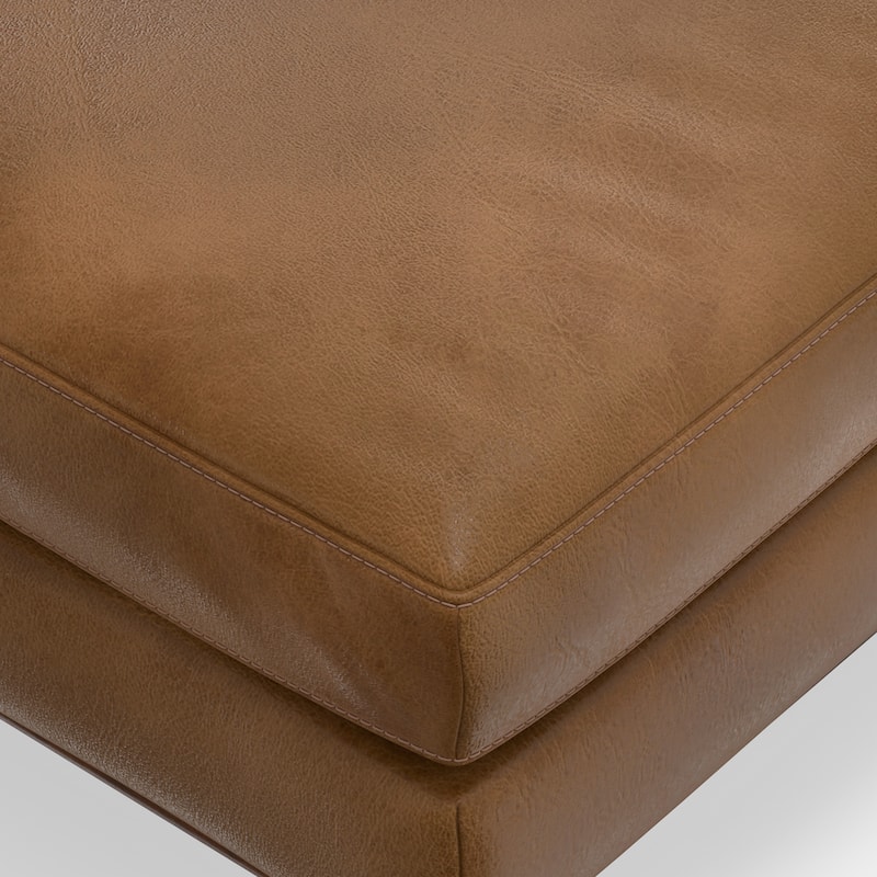 WYNDENHALL Brixley 33 inch Wide Mid-Century Modern Table Ottoman