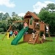 preview thumbnail 1 of 8, Swing-N-Slide Knightsbridge Ultimate Wood Outdoor Swing Set