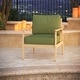 preview thumbnail 110 of 183, Sunbrella Outdoor Deep Seat Cushion Seat 25 x 25.5 x 5 | Back 25 x 18 x 5 - Spectrum Cilantro