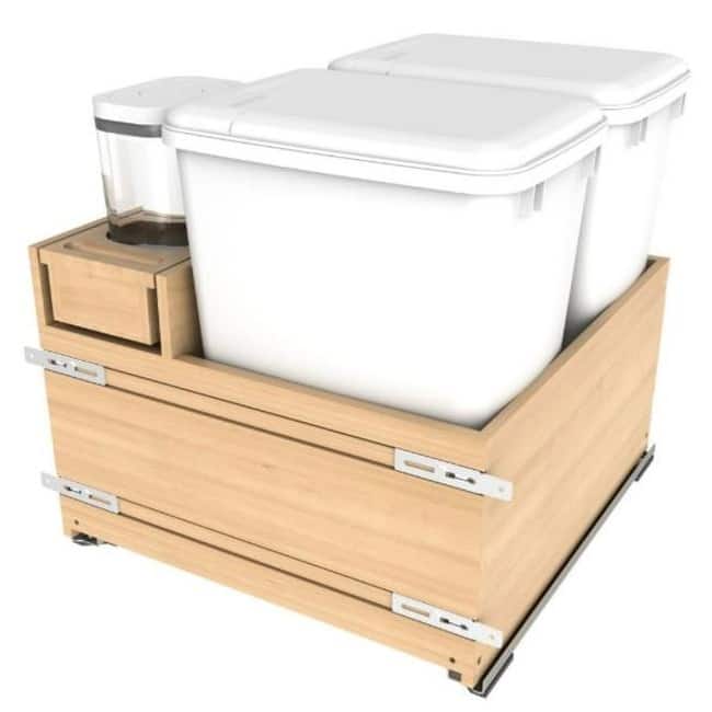 Rev-A-Shelf 4WCOX-24DMSC-1 Wood Classics 21"W Bottom Mount Pull Out