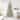 9' Metallic Platinum Artificial Tinsel Christmas Tree - Unlit - 9 Foot