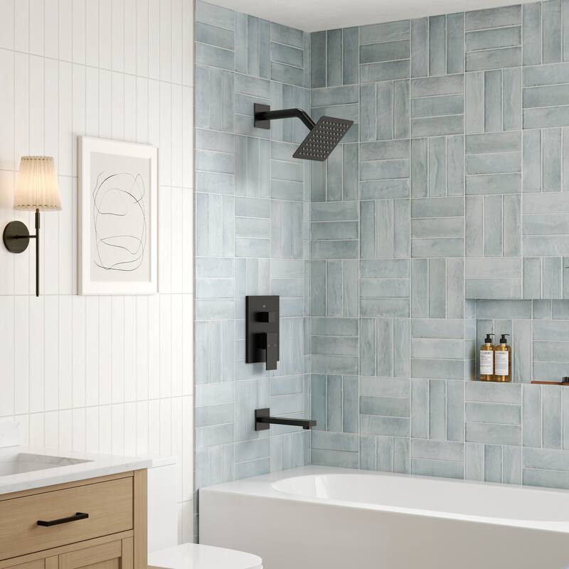 Wall Mounted Shower System Bathtub Facuet Set, Tub And Shower Trim Kit