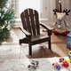 preview thumbnail 18 of 38, Outdoor HDPE Kid's Adirondack Chair for Kids - High Backrest & Armrests - 21" x 20.5" x 25"
