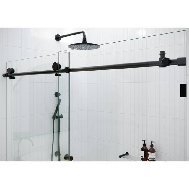 Glass Warehouse 44 in. - 48 in. x 78 in. Frameless Sliding Shower Door