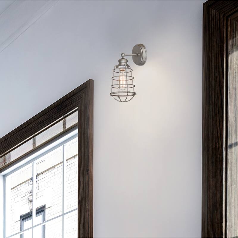 Design House Ajax Reversible 1 Light Dimmable Bathroom Sconce