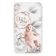 preview thumbnail 6 of 7, Lambs & Ivy 4-Piece Signature Floral/Leaf Baby Crib Bedding Set - White/Gray
