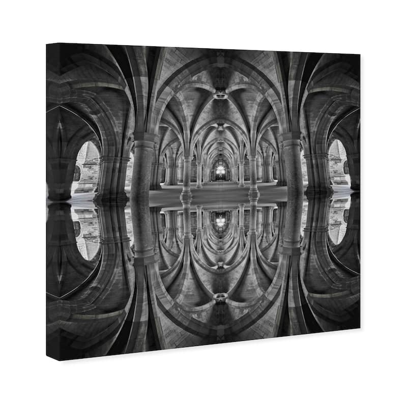 Wynwood Studio Canvas Architecture and Buildings Kale IV Gray and Dark Gray Modern & Contemporary Wall Art Canvas Print