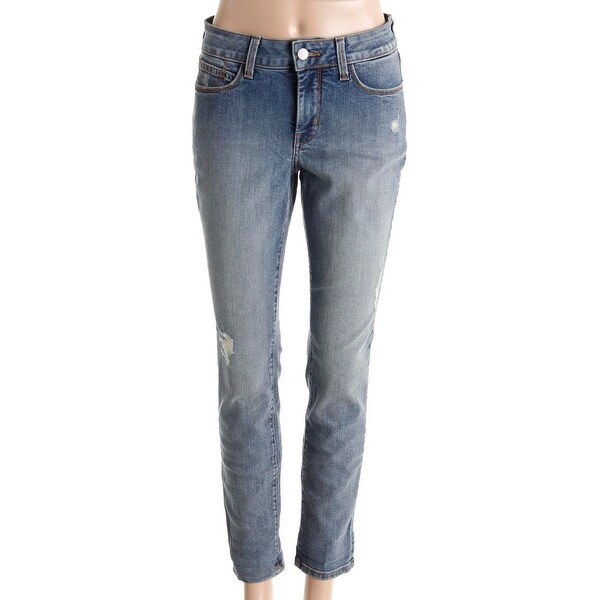 nydj distressed jeans