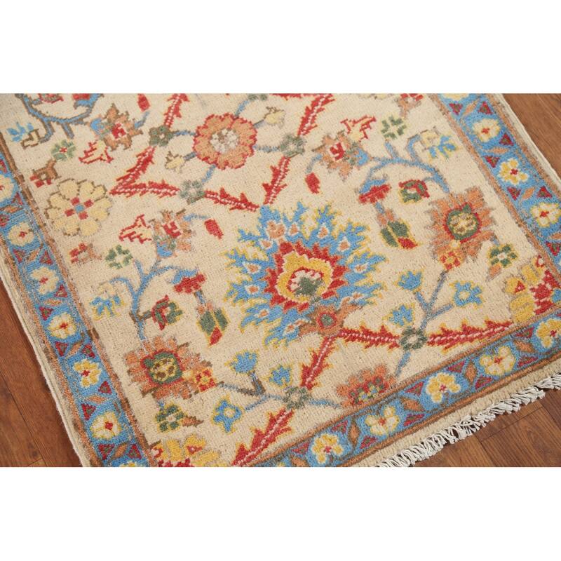 Kazak Oriental Accent Rug Handmade Wool Carpet - 2'1"x 2'10"