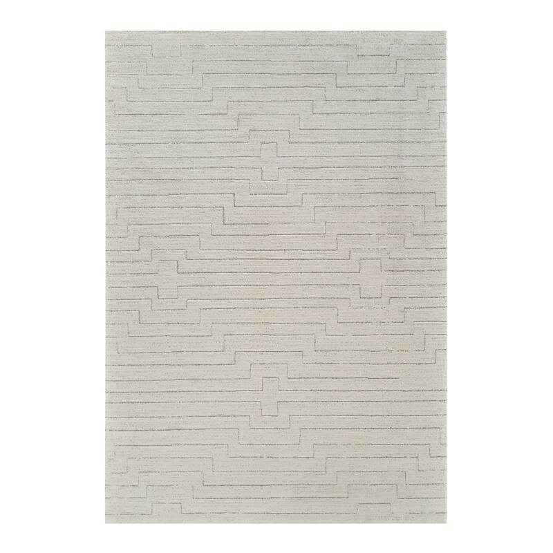 Betab Distressed Abstract Stain Resistant Woven Durable Area Rug By HomeRoots
