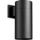 preview thumbnail 3 of 2, Quorum International Cylinder 12" Tall Outdoor Wall Sconce Noir
