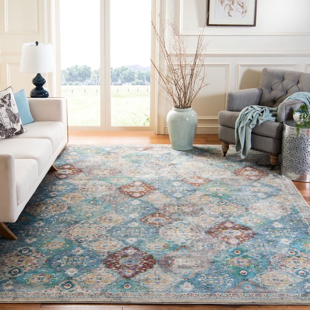 SAFAVIEH Luxor Rosanne Floral Distressed Rug