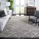preview thumbnail 6 of 154, SAFAVIEH Arizona Shag Nevada 1.2-inch Thick Rug 10' x 14' - Brown/Ivory