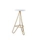 preview thumbnail 14 of 49, Trinity Modern Round Metal Backless Bar Stool with Hairpin Legs and Integrated Footrest for Kitchen Island & Home Bar