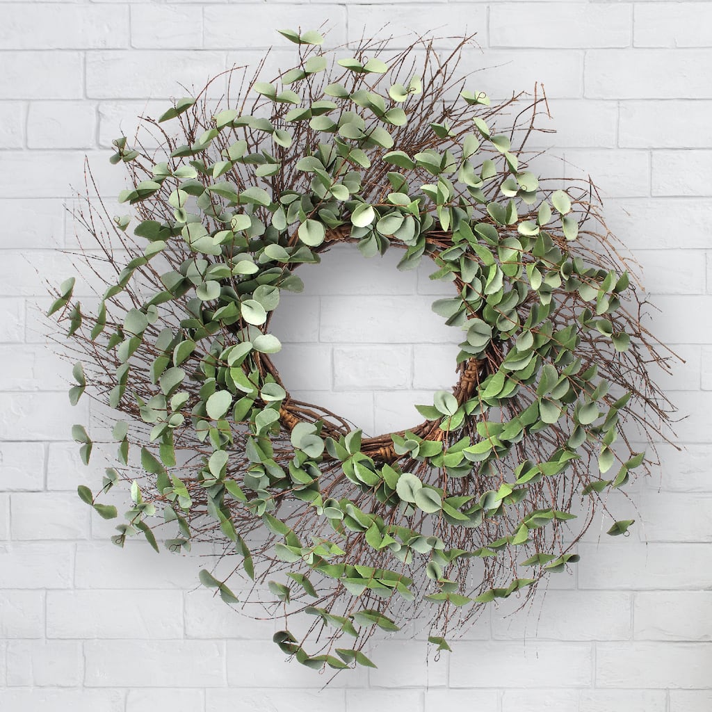 Eva Eucalyptus Twig Wreath 26"