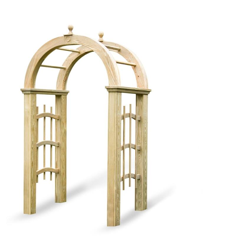 Mount Vernon Arbor - Unfinished Pine