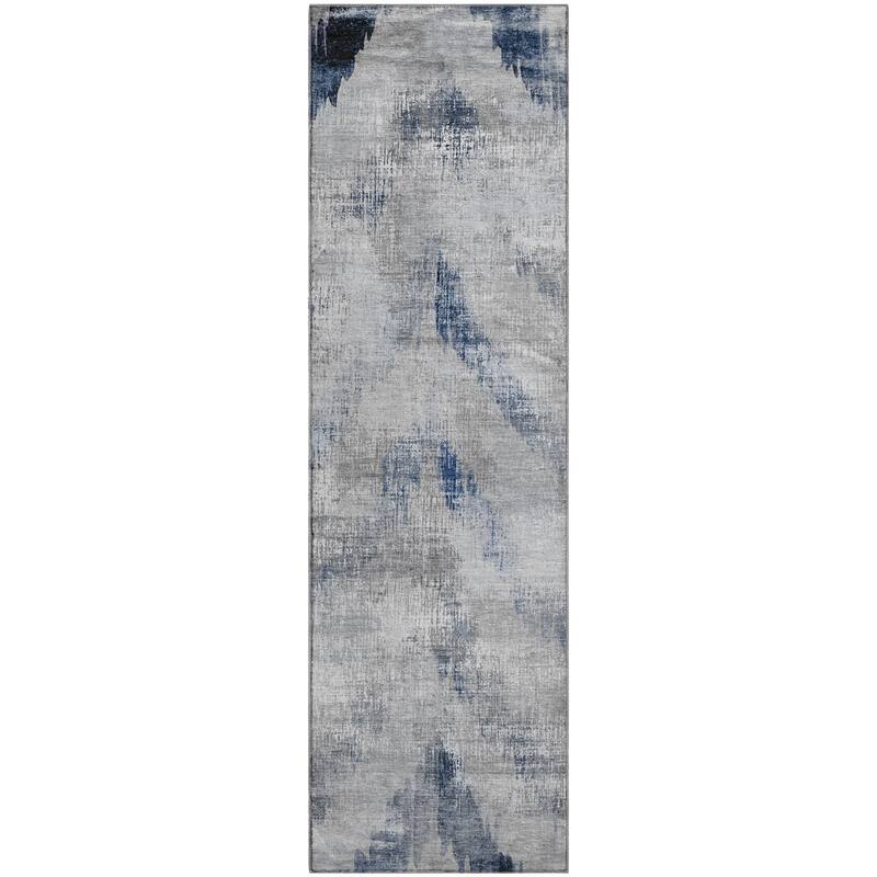 Premium Washable Super Soft Modern Brushstrokes V Mayfield Rug