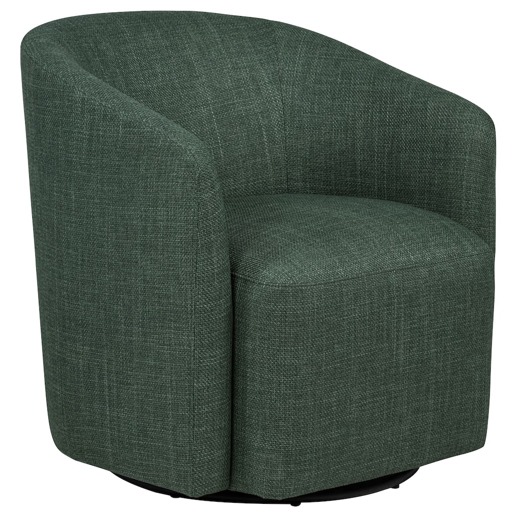 Mossbrook Fabric Upholstered Swivel Accent Chair - 29.25" x 29.25" x 31.5"
