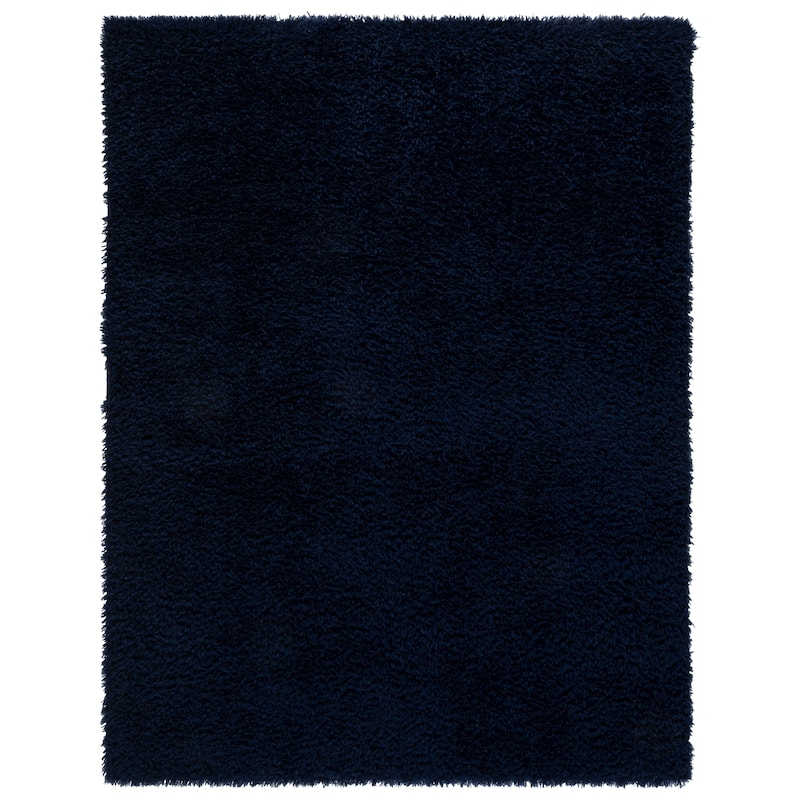 SAFAVIEH Atlantis Shag Aziza Casual Rug - Navy - 5'3" x 7'6"