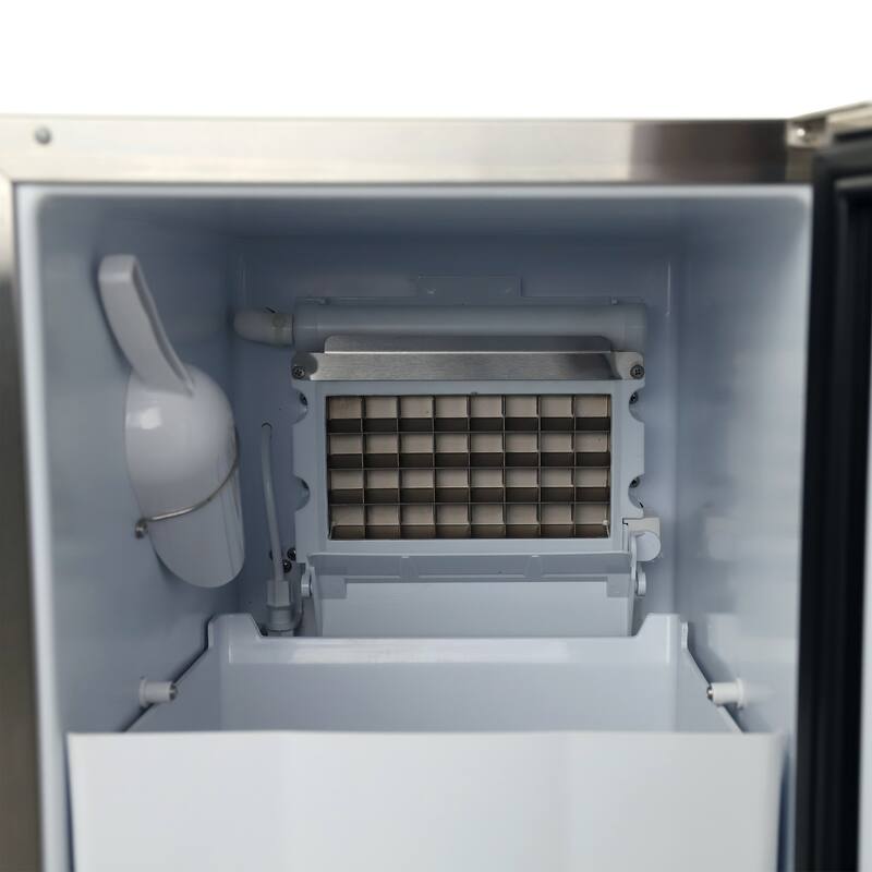 Avanti ELITE Series Outdoor Commercial Built-In Ice Maker, 50 lb. Capacity, in Stainless Steel