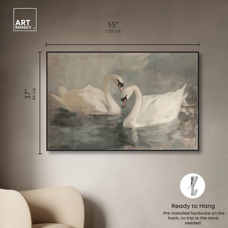 Ivory Idyllic Canvas by Art Remedy
