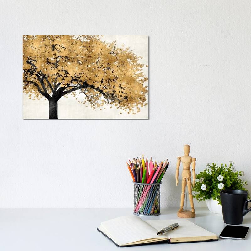 iCanvas "Golden Blossoms" by Kate Bennett Canvas Print - 8x12x0.75