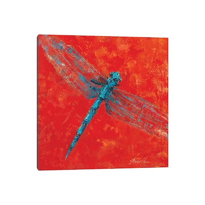 iCanvas "Red Dragonfly IV" by Olena Bogatska Canvas Print