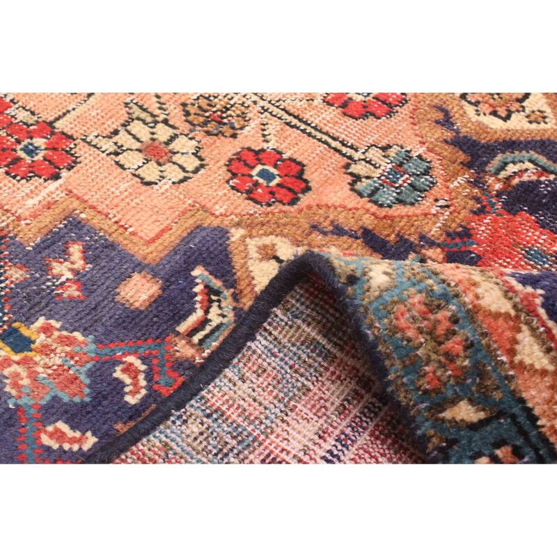 ECARPETGALLERY Hand-knotted Antalya Vintage Dark Navy Wool Rug - 3'7 x 6'9