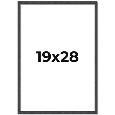 19x28 Frame Brown Picture Frame - Complete Modern Photo Frame Includes