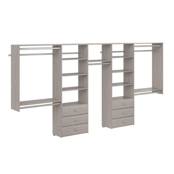 Easy Track 12 Ft. W. Deluxe Laminate Closet Kit - On Sale - Bed