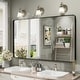 preview thumbnail 1 of 141, Apmir Metal Frame Tempered Glass Bathroom Vanity Mirror for Wall, Cloakroom, Bedroom