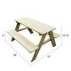 preview thumbnail 9 of 8, Sorrento Kids' Wood Picnic Table by Havenside Home