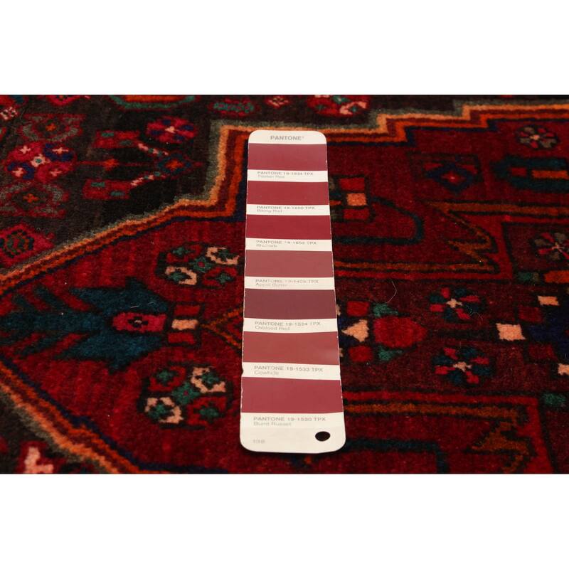 ECARPETGALLERY Hand-knotted Kayseri Vintage Red Wool Rug - 4'3 x 8'2