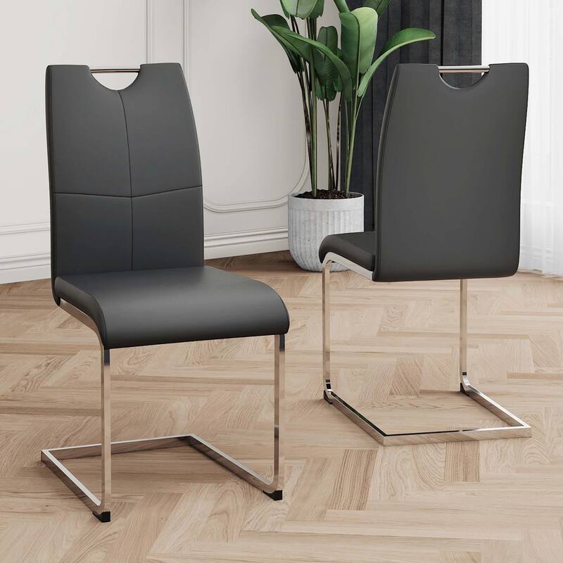 PU Dining Chair living room Chair(Set of 2)