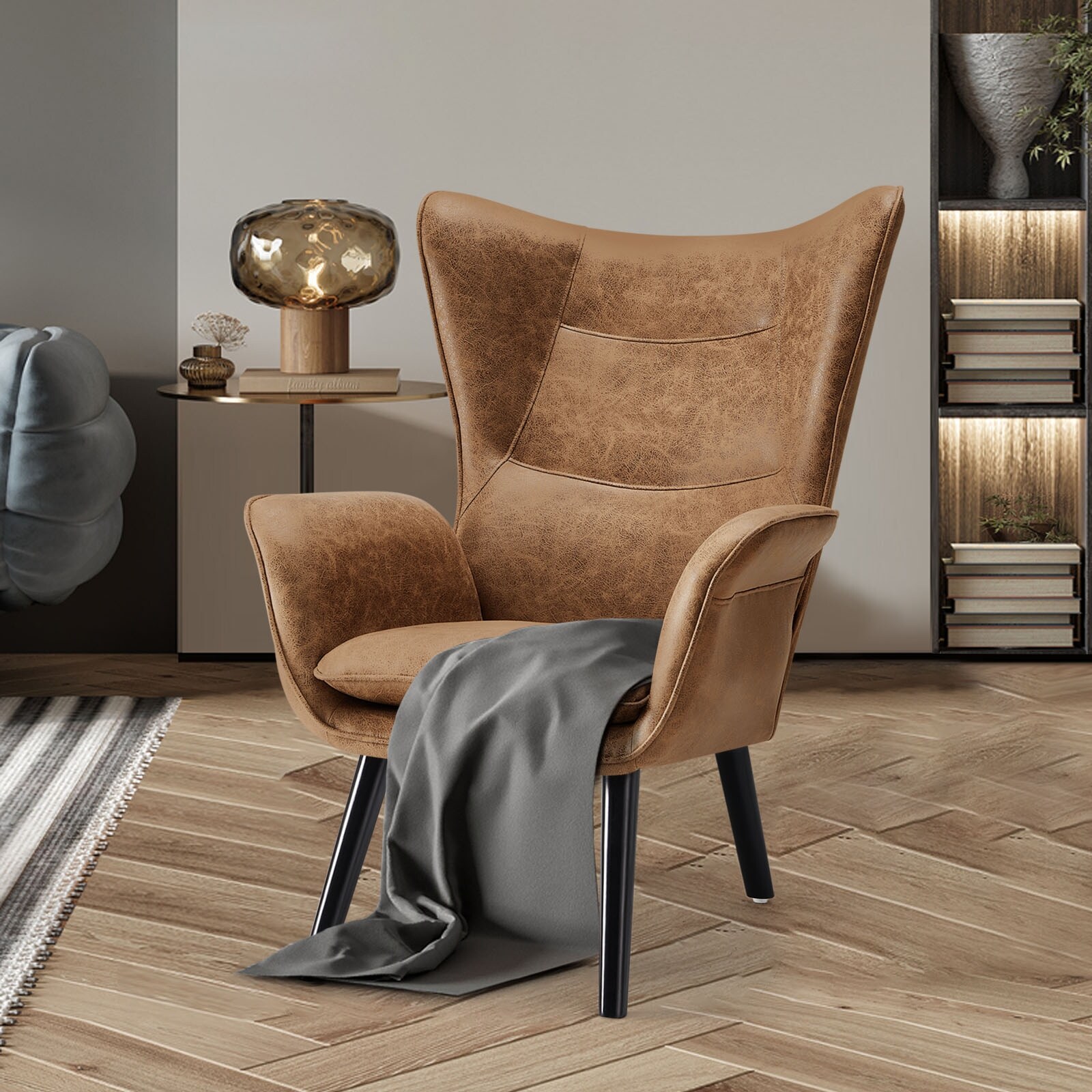 High Back Lucky Monet Accent Chairs Bed Bath Beyond