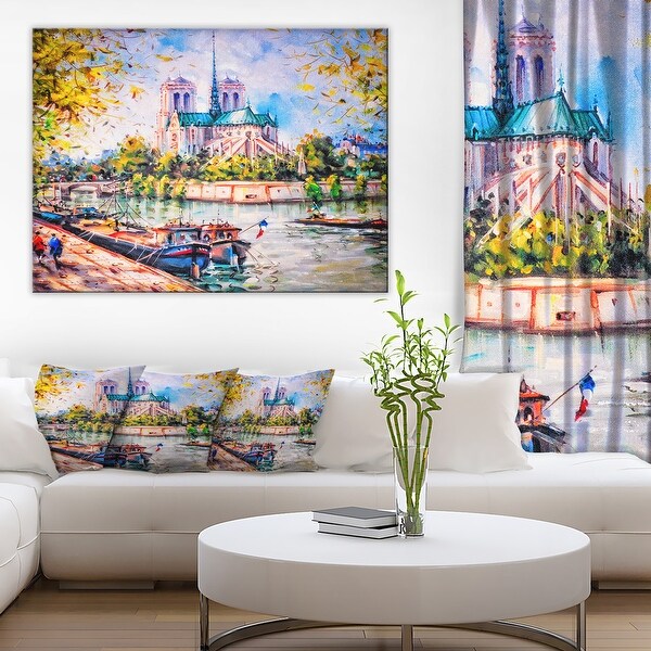 Notre Dame Tapestry Art Wall Hanging Sofa Table Bed Cover Home Decor 