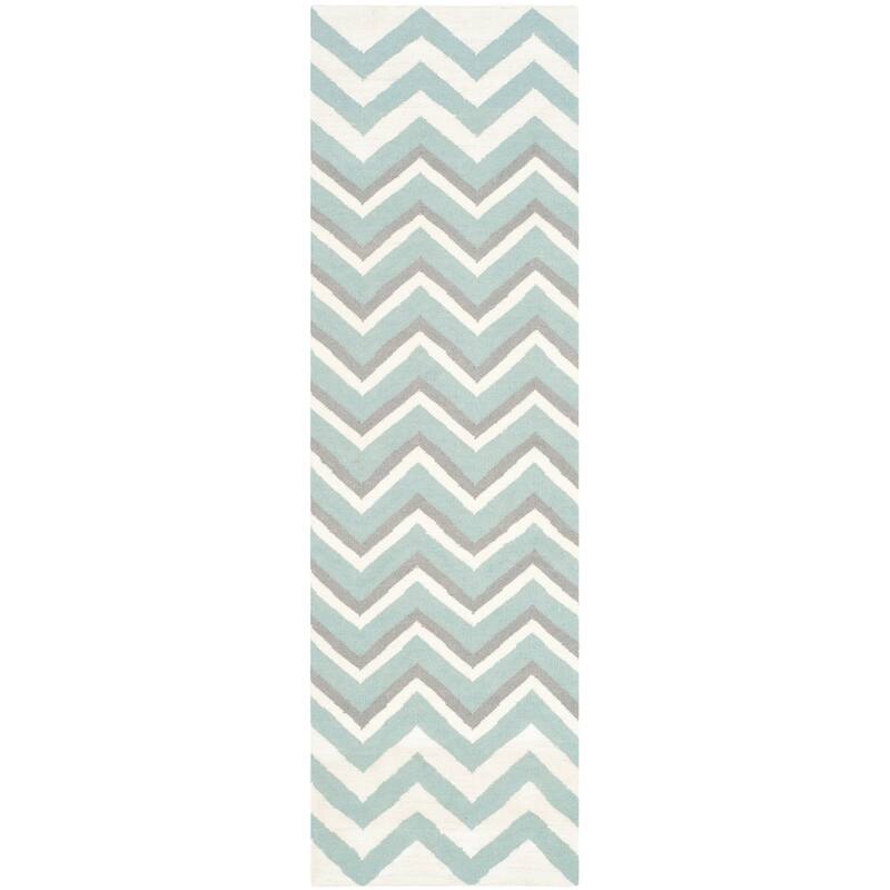 SAFAVIEH Handmade Flatweave Dhurries Refiqe Modern Wool Rug