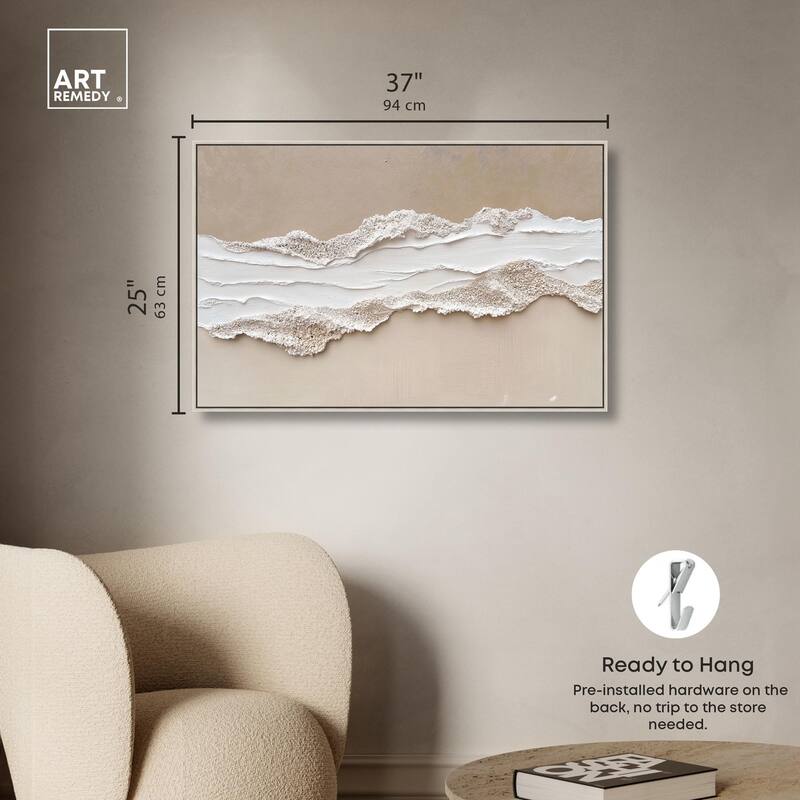 Textured Sea I Canvas by Art Remedy